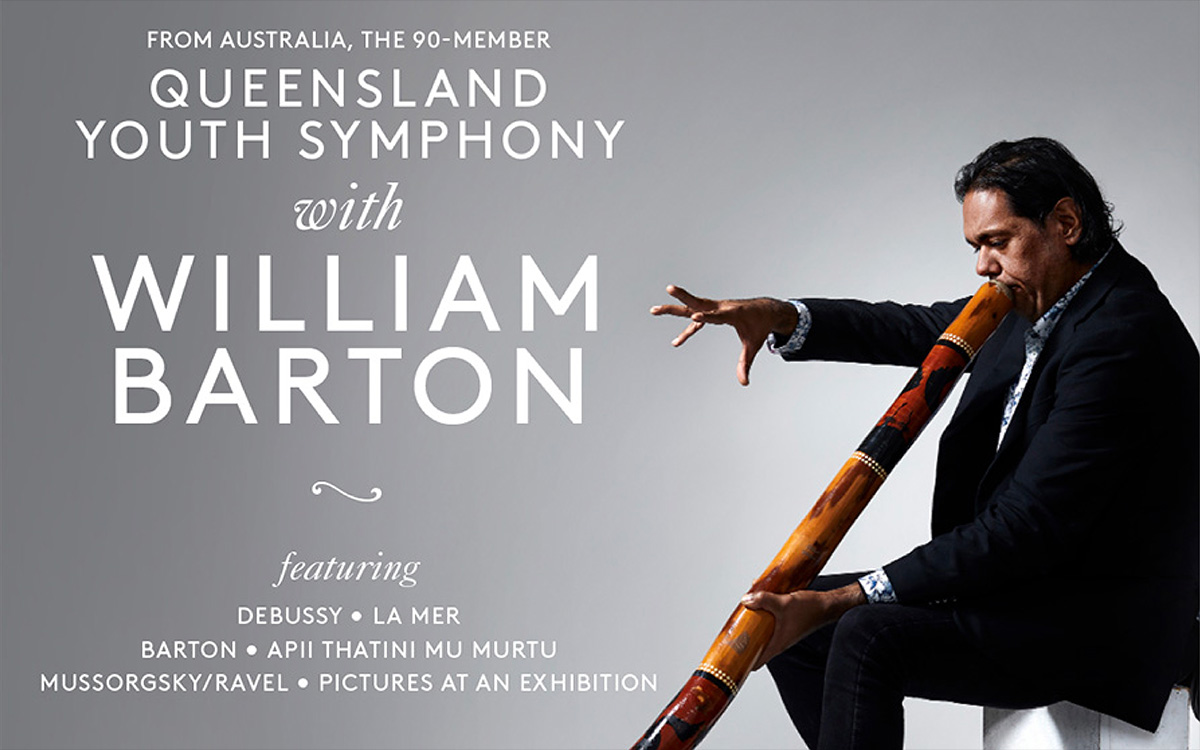 Queensland Youth Symphony with William Barton, Didgeridoo